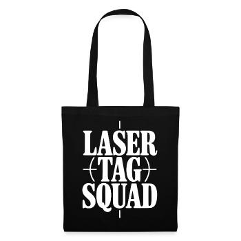 Laser-Tag-Team - Stoffbeutel - Schwarz - Vorne