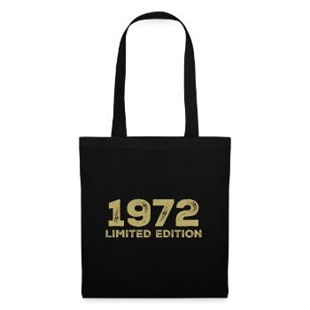 Cadeau D'anniversaire Nées En 1972 Vintage 1972 - Sac en tissu - noir - Devant
