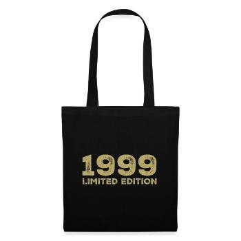 Cadeau D'anniversaire Nées En 1999 Vintage 1999 - Sac en tissu - noir - Devant