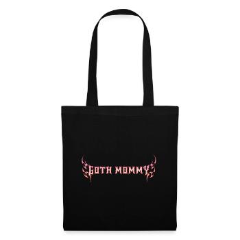 Maman gothique ! Esthétique gothique Croix Y2K - Sac en tissu - noir - Devant