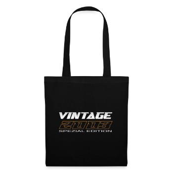 Geburtstag Original Vintage 2003 geboren - Stoffbeutel - Schwarz - Vorne