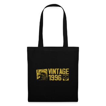 Vintage 1996 Cadeau Anniversaire Rétro 1996 - Sac en tissu - noir - Devant