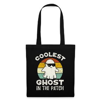 Fantôme fantôme d’Halloween - Sac en tissu - noir - Devant