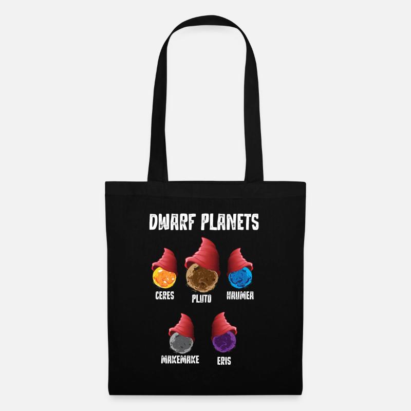 Dwarf Planets, Zwergplaneten Sonnensystem - Stoffbeutel - Schwarz