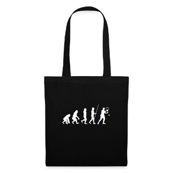 Tennis Evolution - Stoffbeutel - Schwarz - Vorne
