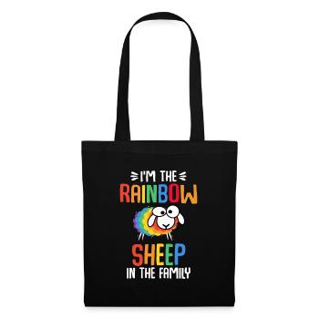 I am the colorful sheep of the family - Tote Bag - black - Front