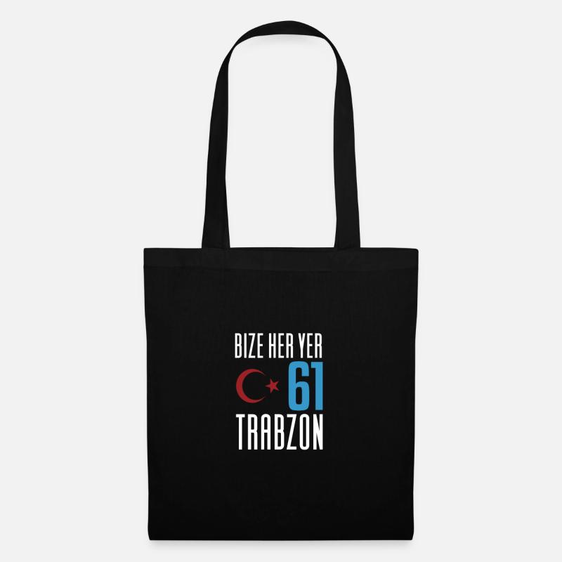 Bize her yer Trabzon - Stoffbeutel - Schwarz