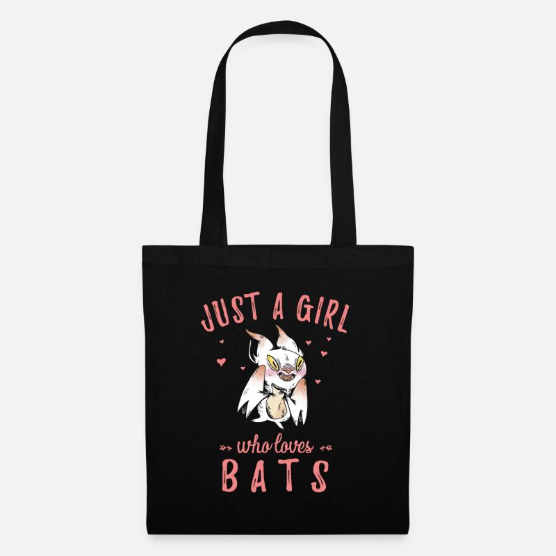 Bats, Bat - Tote Bag - black