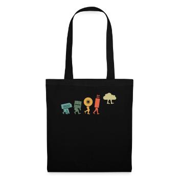 Cloud Computing, Programmer Nerd - Tote Bag - black - Front