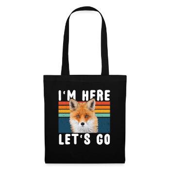 Fox - Tote Bag - black - Front