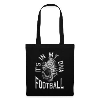 It's In My DNA Football - Stoffbeutel - Schwarz - Vorne