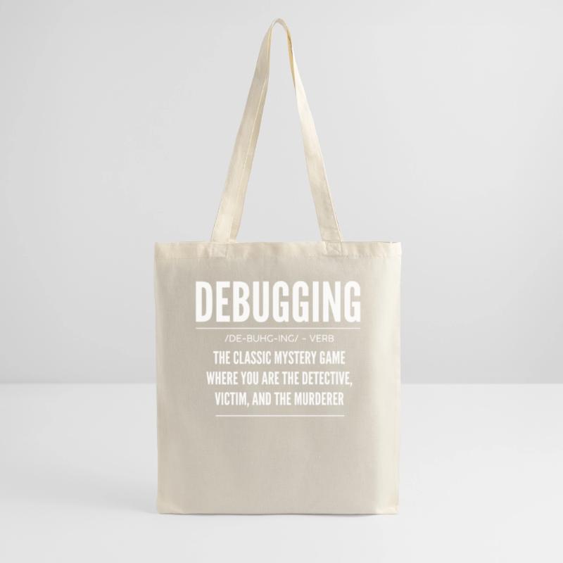 Debugging, Programmierer, Codierer Stoffbeutel