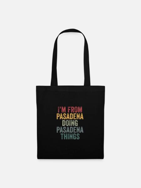 Pasadena things city - Stoffbeutel - Schwarz