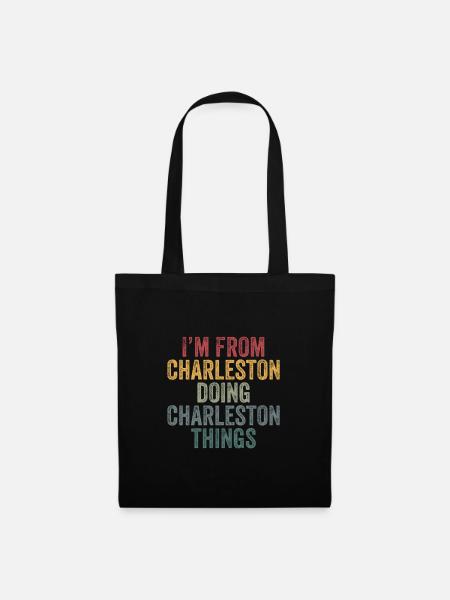 Charleston things city - Stoffbeutel - Schwarz