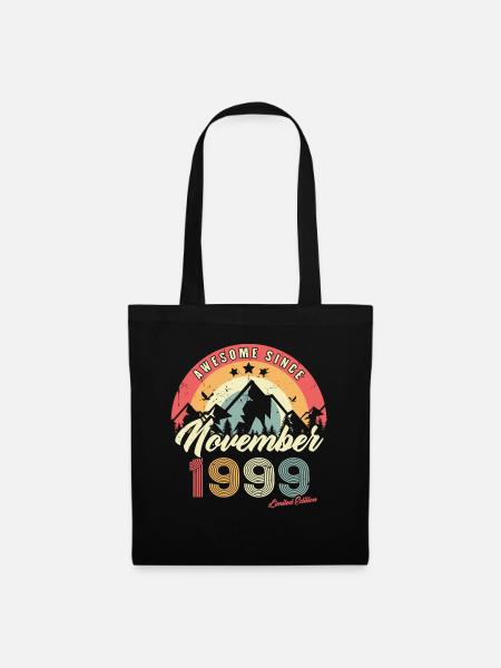 Cadeau D'anniversaire En Novembre 1999 Vintage - Sac en tissu - noir