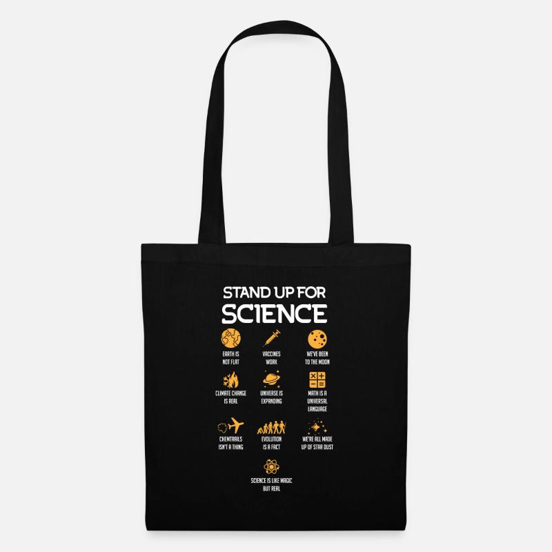 Stand up for science, science - Tote Bag - black