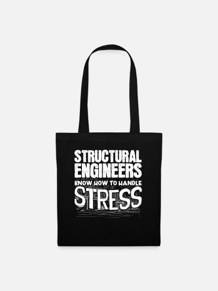 Bauingenieure - Stoffbeutel - Schwarz