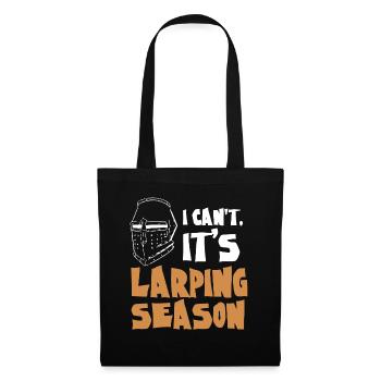 Larp, live-action role-playing game - Tote Bag - black - Front