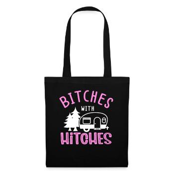 Camping camping-car - Sac en tissu - noir - Devant