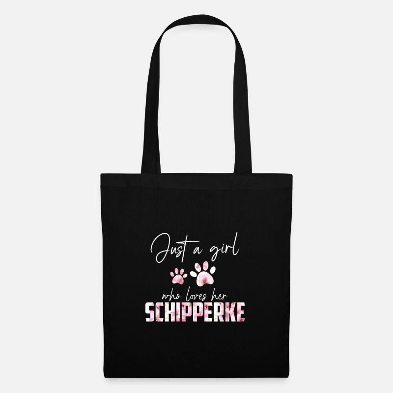 Schipperke - Stoffbeutel - Schwarz