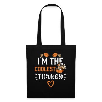 Je suis la Turquie la plus cool - Sac en tissu - noir - Devant