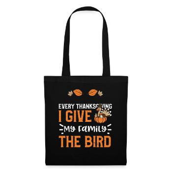 Every Thanksgiving I Give My Fam... - Tote Bag - black - Front