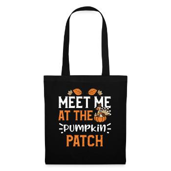 Meet Me At The Pumpkin Patch - Tote Bag - black - Front