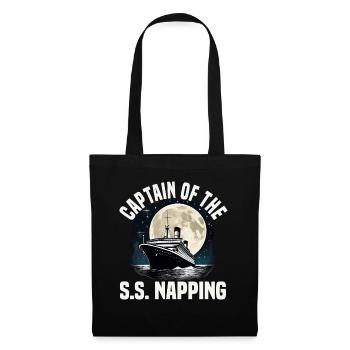 Captain Of Napping Cruise Ship Vacation Group - Tote Bag - black - Front