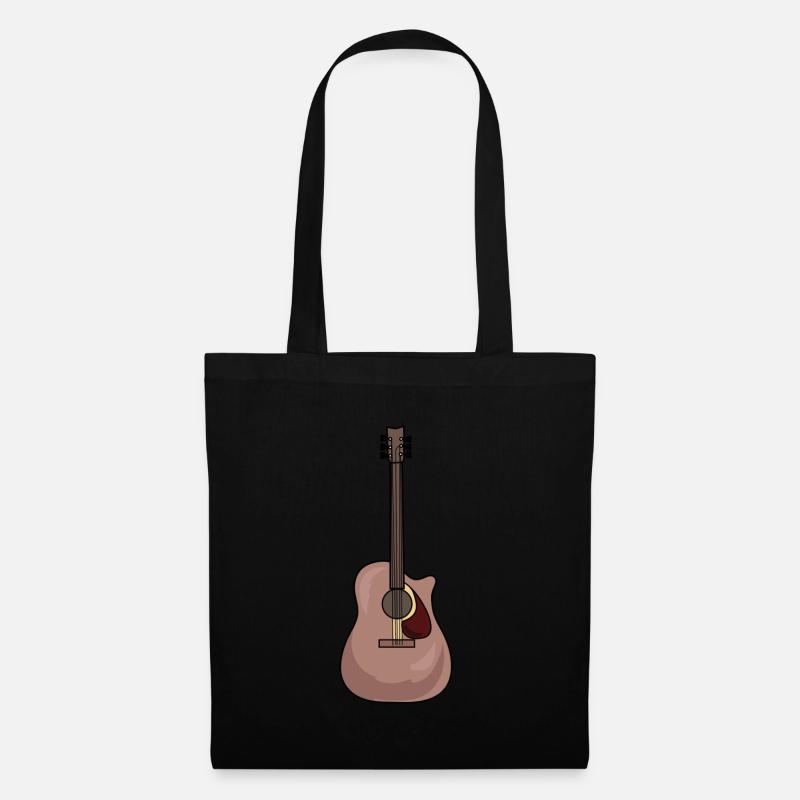 Gitarre - Stoffbeutel - Schwarz