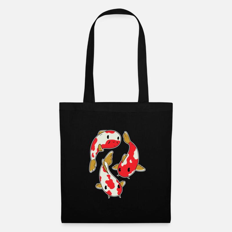 Koi - Stoffbeutel - Schwarz