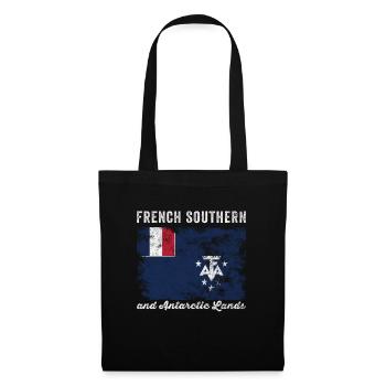 French Southern and Antarctic Lands Flag - Tote Bag - black - Front