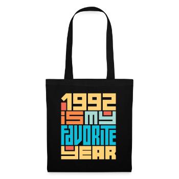 1992 is my favorite year 30 years anniversary - Tote Bag - black - Front
