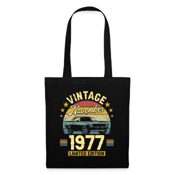 Vintage November 1977 45 years Anniversary - Tote Bag - black - Front