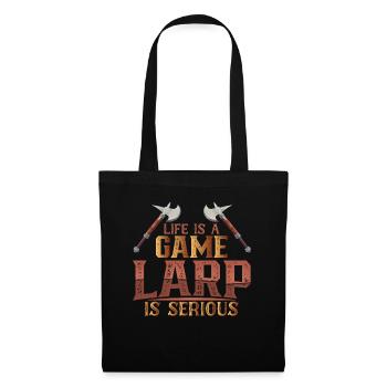 Live Action Role-playing game Larp Larper Fantasy - Tote Bag - black - Front