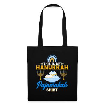 Chanukka Hanukka Dreidel Latkes Hanukkah - Tote Bag - black - Front