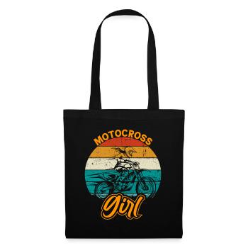 Motocross Filles Motocross Femme Moto tout-terrain - Sac en tissu - noir - Devant