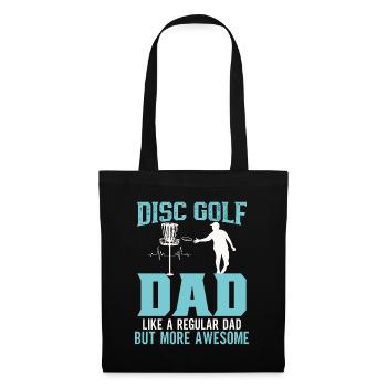 Frisbee Player Disc Golf Frisbee Competition - Tote Bag - black - Front