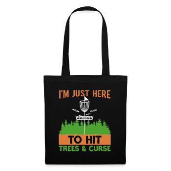 Disc Golf Player Frisbee Player - Sac en tissu - noir - Devant