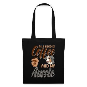 Australian Shepherd Aussie Dad Aussie Mom - Tote Bag - black - Front