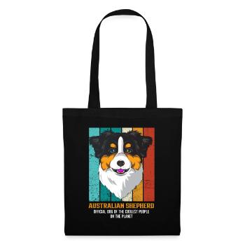Australian Shepherd Aussie Dad Aussie Mom - Tote Bag - black - Front