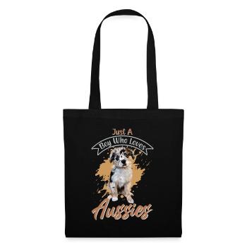 Australian Shepherd Aussie Dad Aussie Mom - Tote Bag - black - Front
