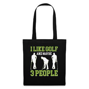Golf Golfing Golfer Golfer Golf Club - Tote Bag - black - Front