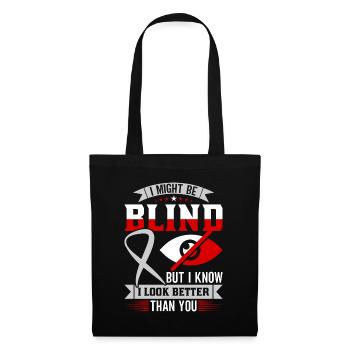 Blindness consciousness Blind by law - Tote Bag - black - Front