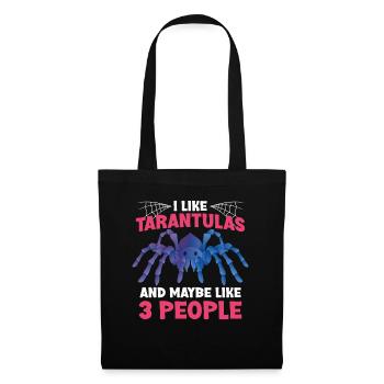 Tarantula Spider Spider Collector Pet - Tote Bag - black - Front