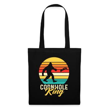 Cornhole King Sasquatch Bags Toss Game - Stoffbeutel - Schwarz - Vorne