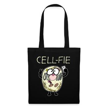 Découvrez le monde fantaisiste de la Cell-Fie Atom - Sac en tissu - noir - Devant