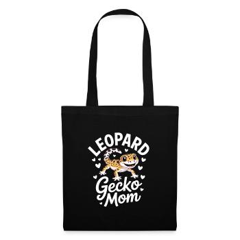 Leopard Gecko Mom Leopards Gecko Reptiles - Tote Bag - black - Front