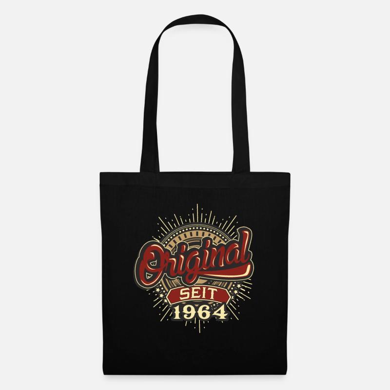 Geburtstag Original seit 1964 - Stoffbeutel - Schwarz