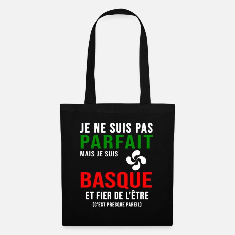 Baque pays basque parfait basque - Sac en tissu - noir