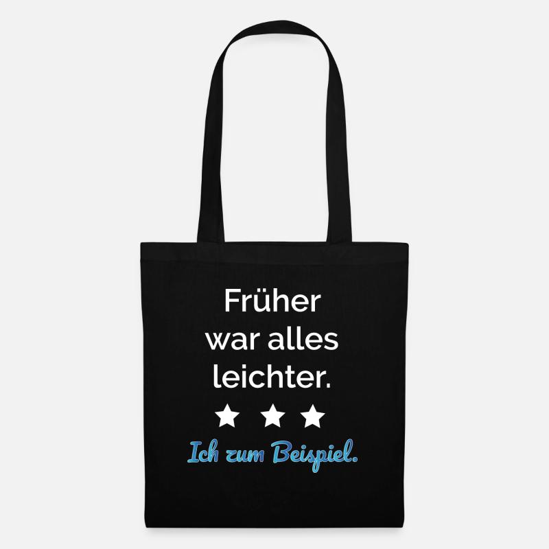 Everything used to be easier. For example - Tote Bag - black